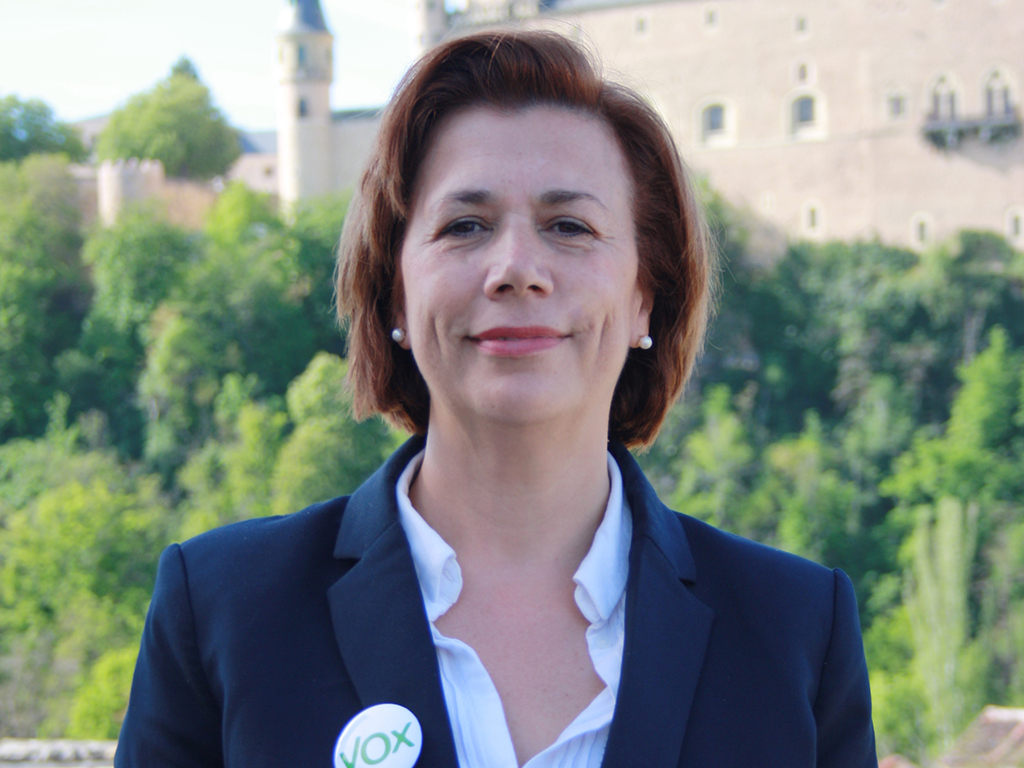 Esther Núñez, presidenta de Vox Segovia hasta el momento./ E. A.