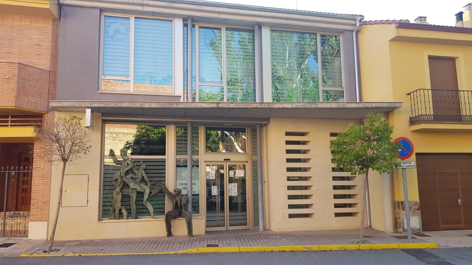 La atención primaria de la zona continúa centralizada en el consultorio médico de Valverde del Majano / E. A.