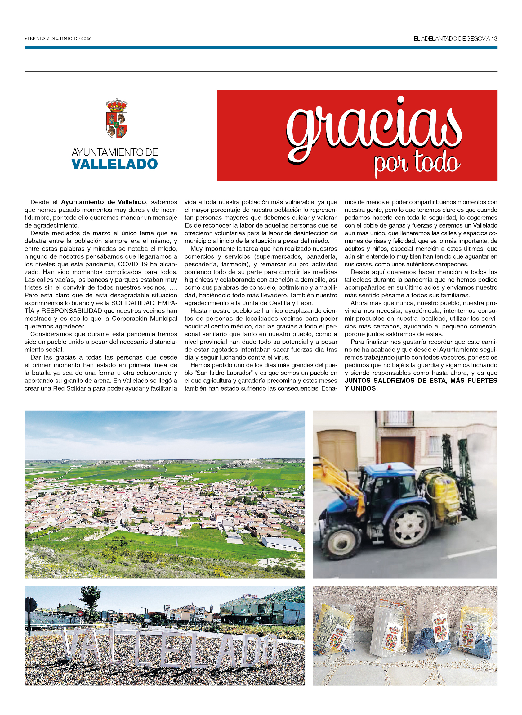 Ayuntamiento de Vallelado.