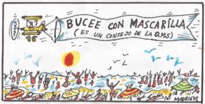 03 madrigal Colaboracion 6 6 2020 buceee con mascarilla