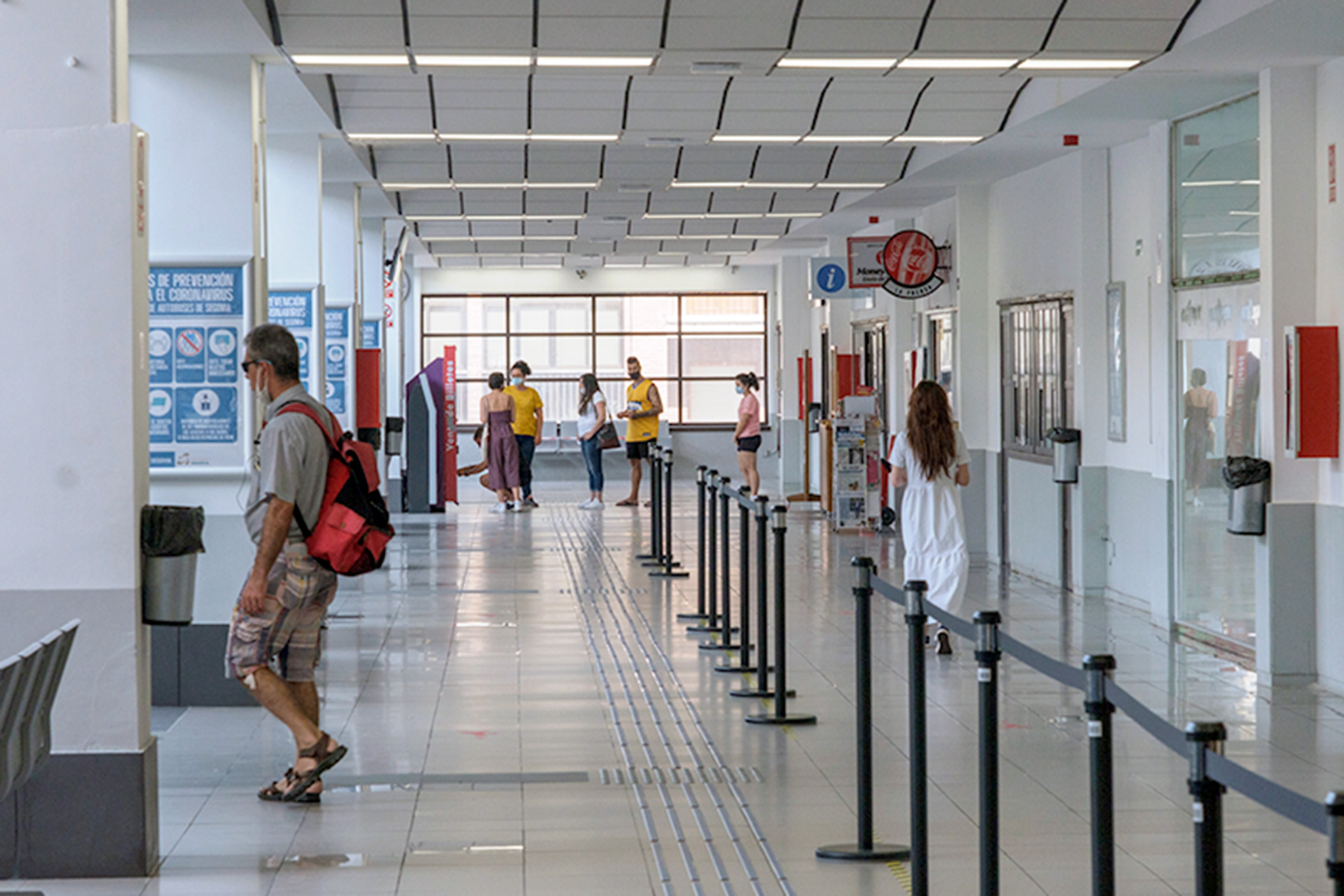 Instalaciones actuales de la estación de autobuses de Segovia.