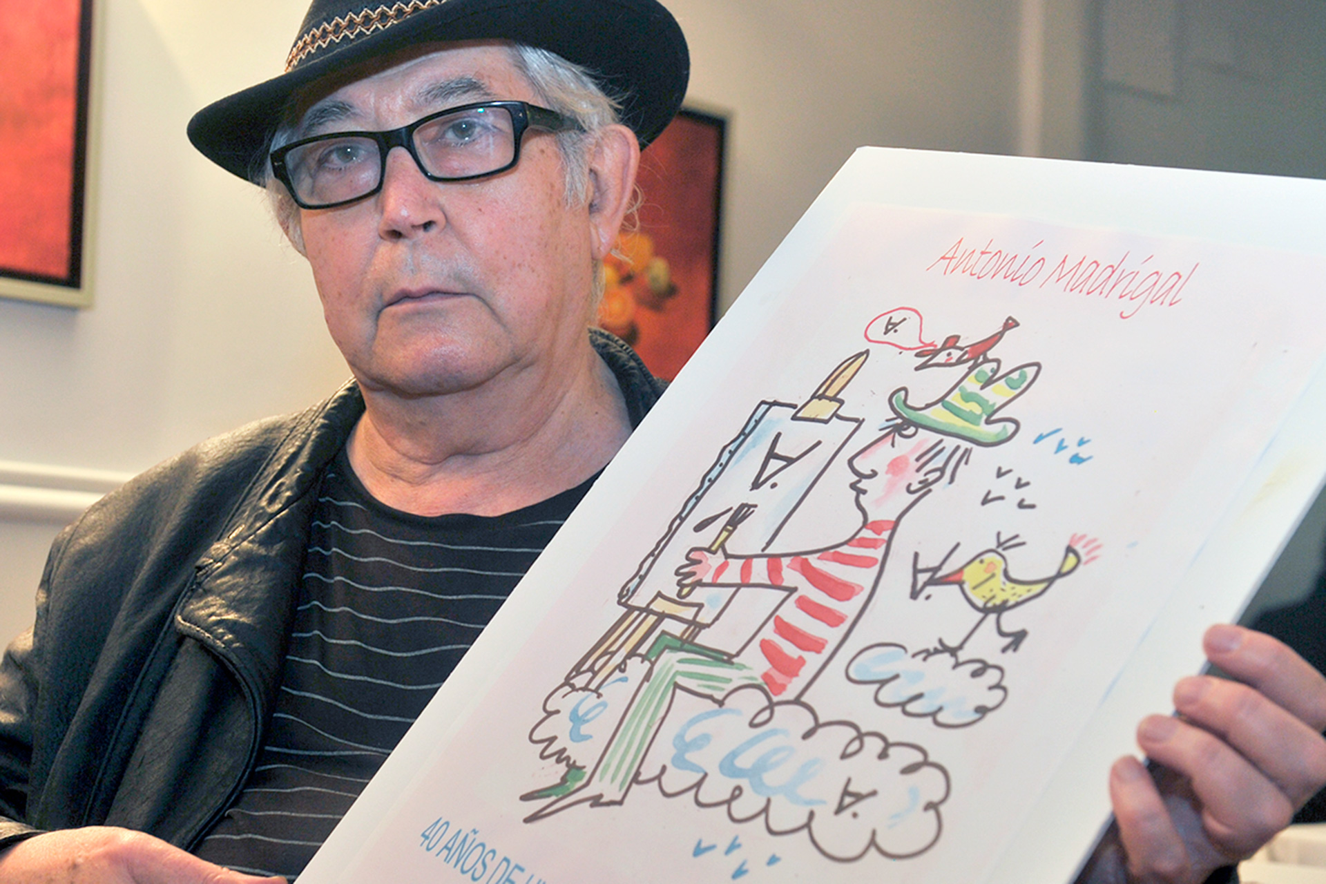 Antonio Madrigal ha sido ampliamente reconocido por su labor como humorista gráfico. / KAMARERO