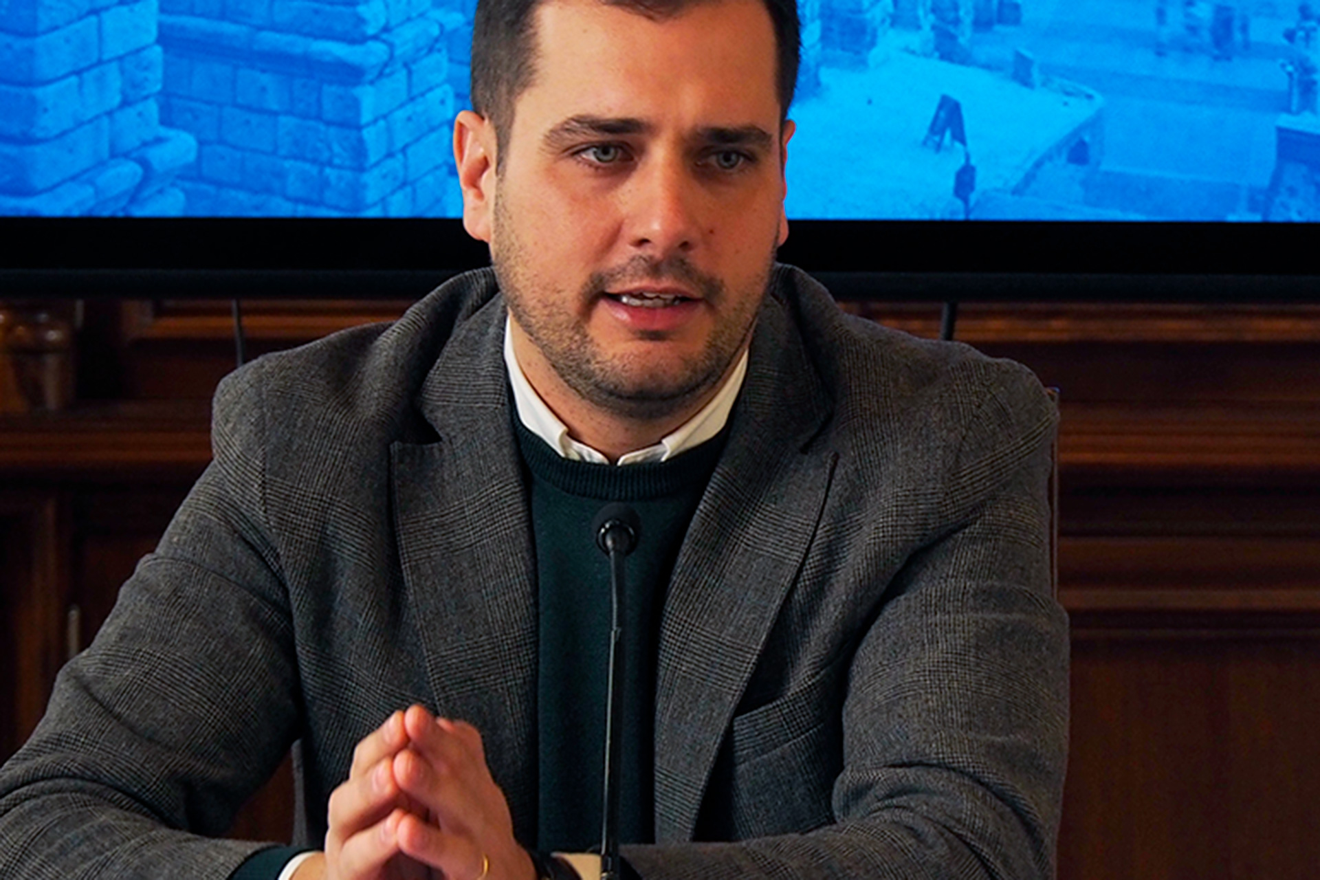 El portavoz del PP en el Ayuntamiento, Pablo Pérez. / KAMARERO