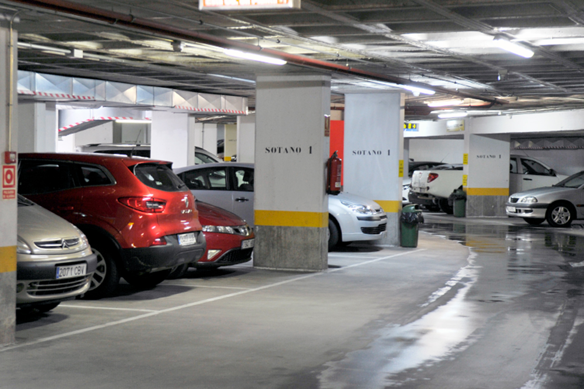 Una de las cuatro plantas del aparcamiento de José Zorrilla. / Kamarero