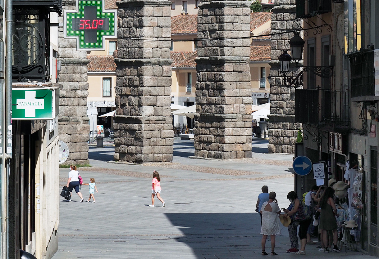 Altas temperaura en Segovia. / KAMARERO