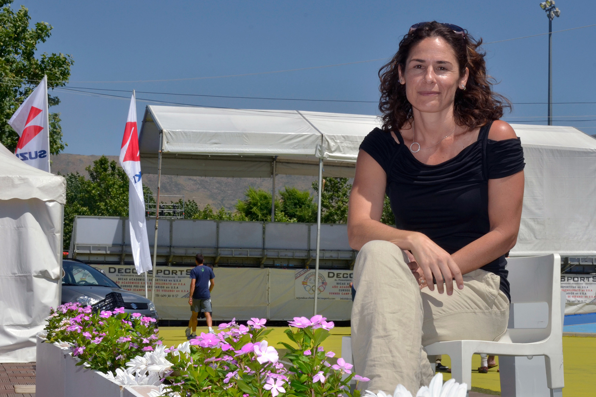 La directora del open de Castilla y León ‘Villa de El Espinar’, Viriginia Ruano. / EL ADELANTADO