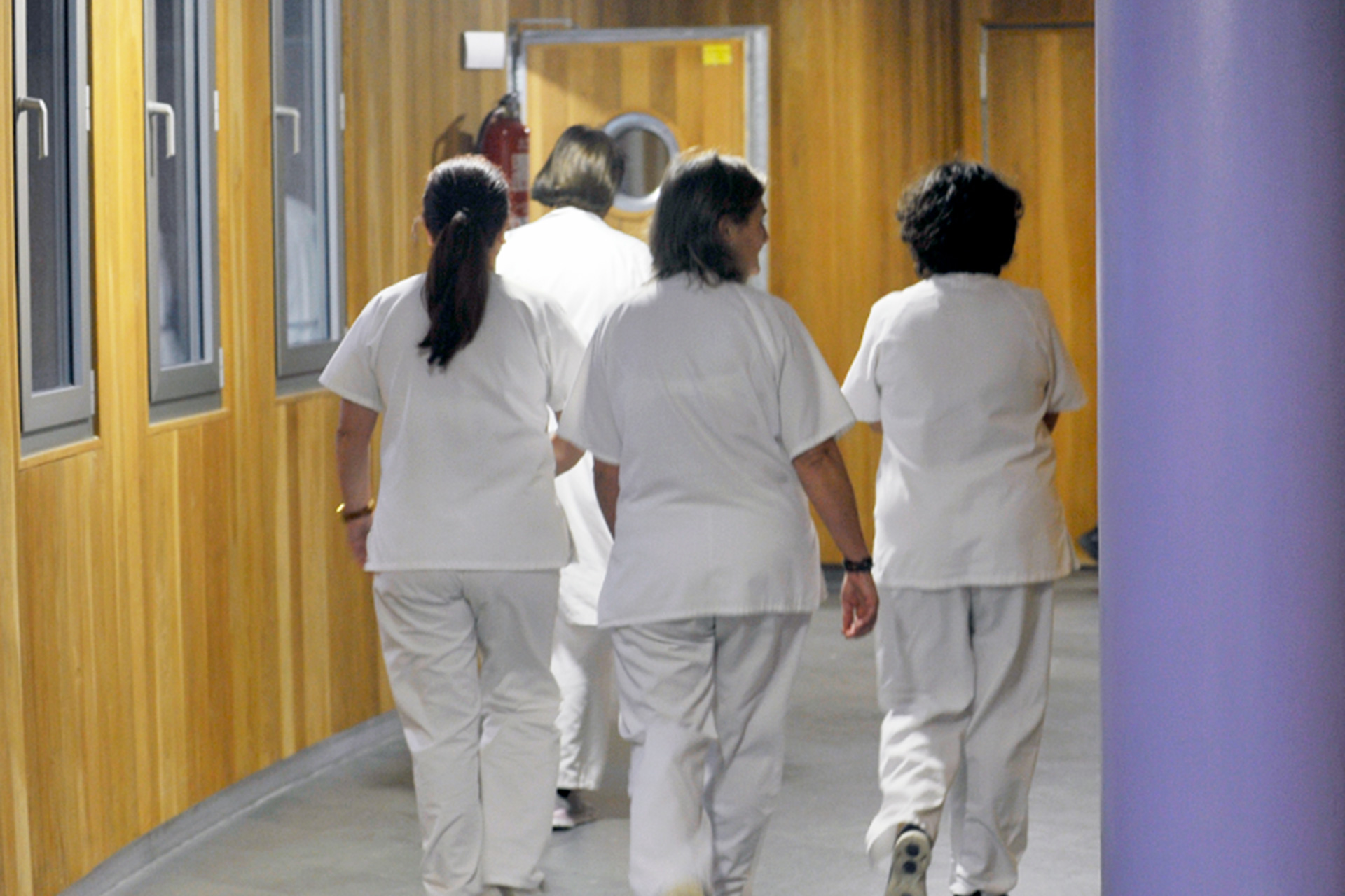 El brote de Riaza: 74 positivos y 212 contactos en estudio 1 Un grupo de sanitarios. / KAMARERO