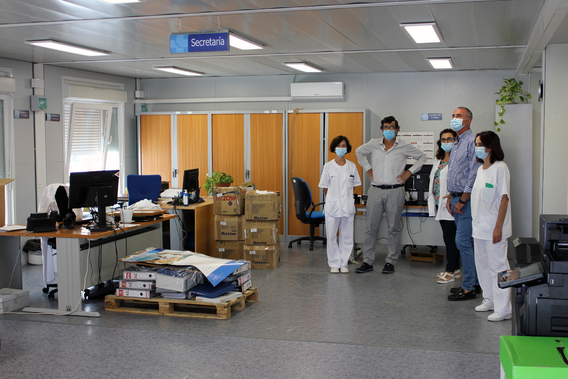 Las nuevas dependencias, ubicadas en el aparcamiento del complejo sanitario, están ya listas.