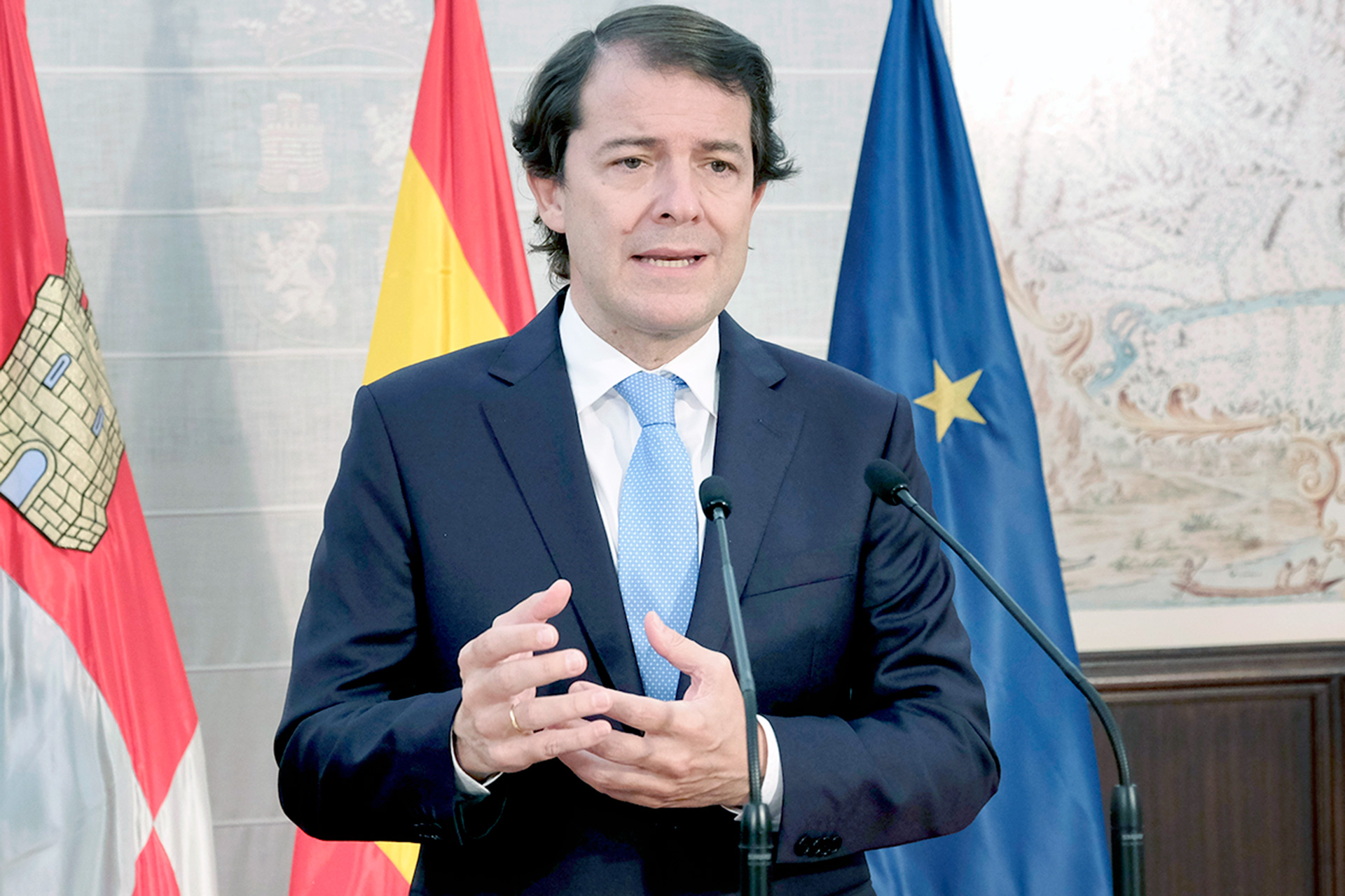 El presidente de la Junta de Castilla y León, Alfonso Fernández Mañueco.
