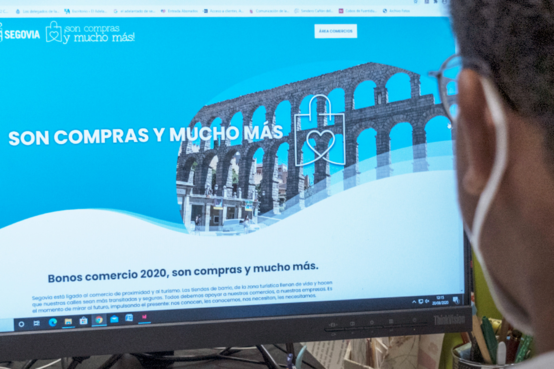 Los bonos estarán disponibles en esta web del programa. / Kamarero