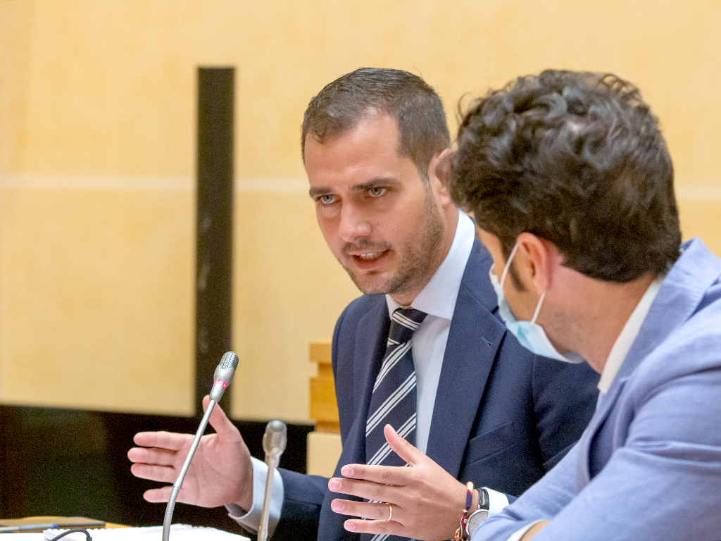 Pablo Pérez lidera el Grupo Municipal Popular. /NEREA LLORENTE