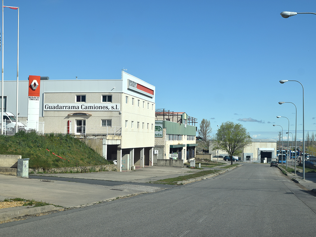 Imagen de archivo del polígono industrial de Hontoria.