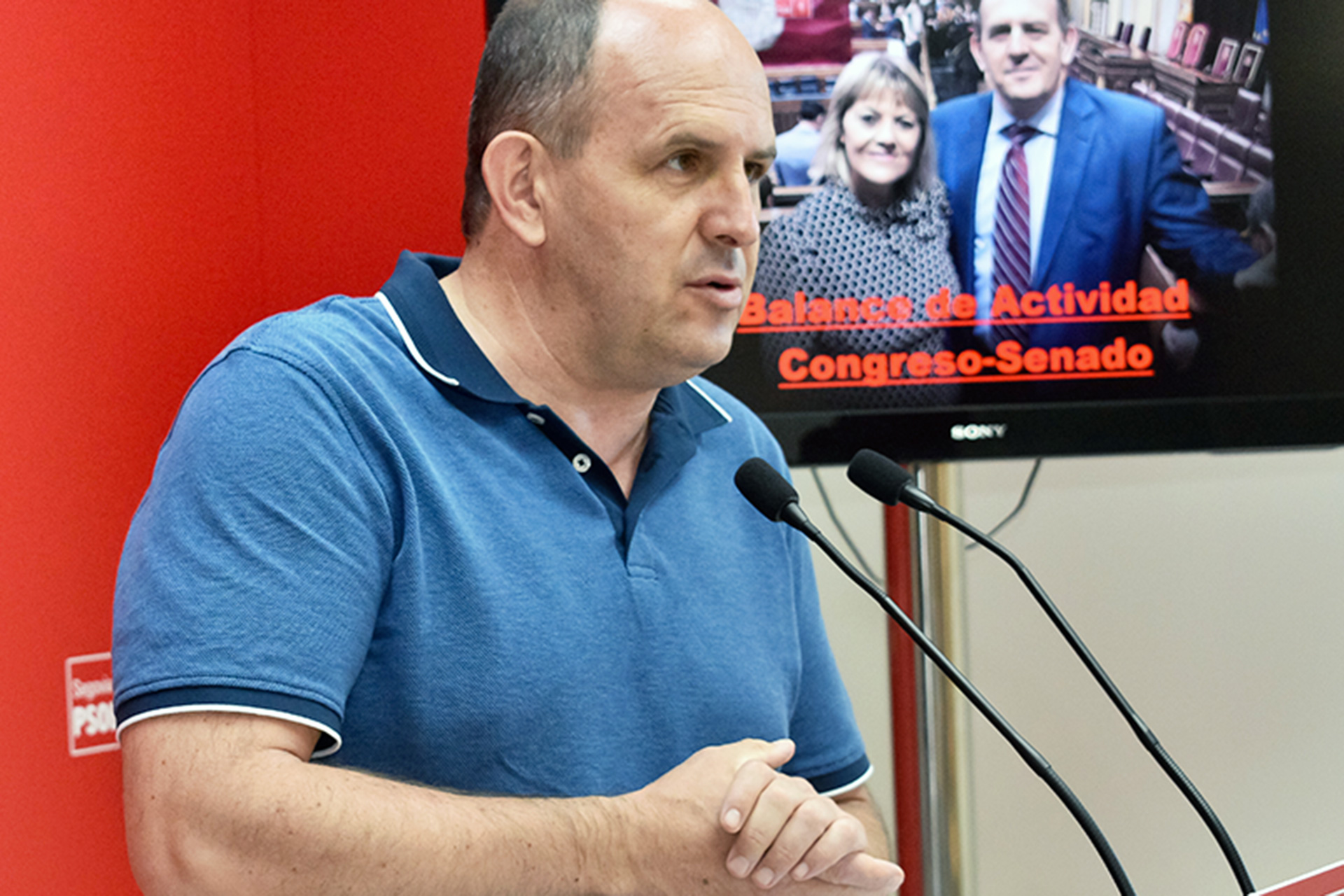 José Luis Aceves, ayer en rueda de prensa. /E.A.