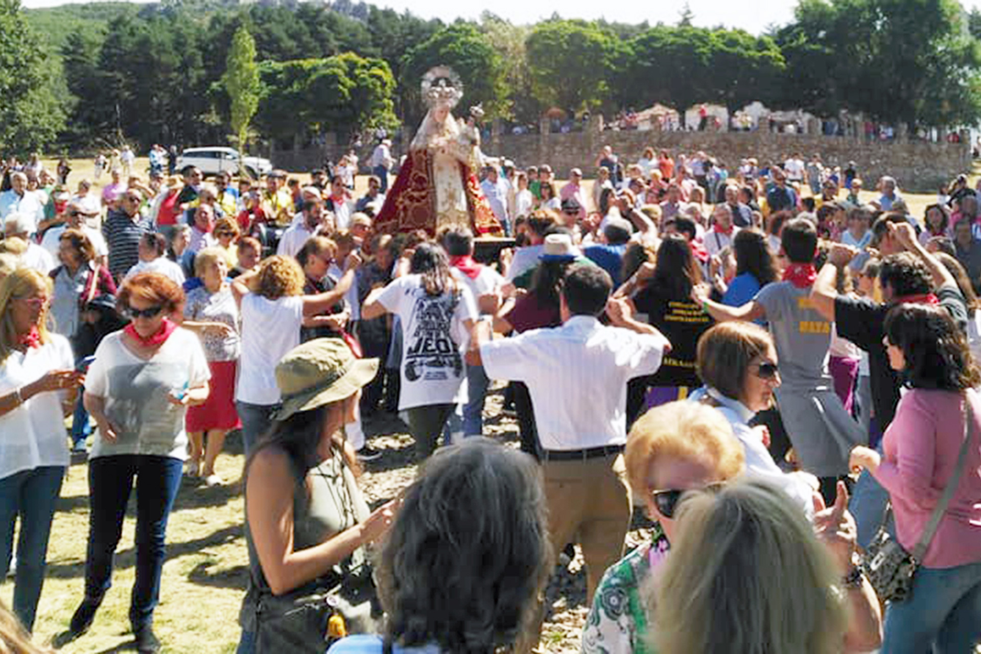 La popular romería de la Virgen de Hontanares tampoco se celebrará este año. /E.A.