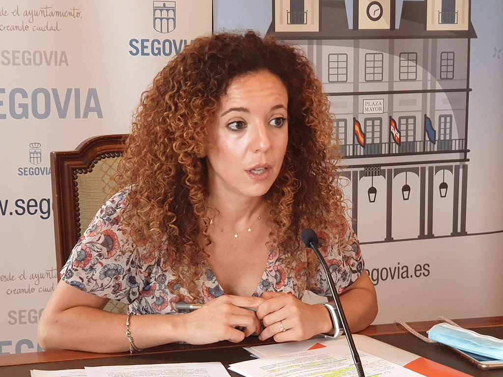 La portavoz de Ciudadanos en el Ayuntamiento, Noemí Otero. / E. A.