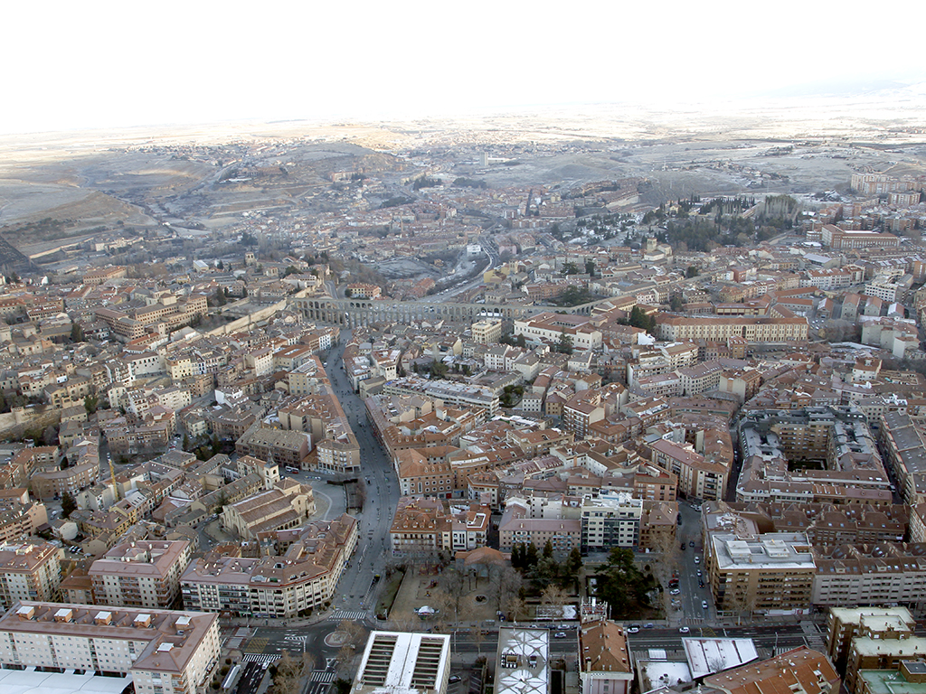 Panorámica del centro de Segovia. / NEREA LLORENTE