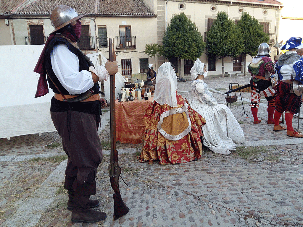 Recreación de la visita y la redacción de la carta firmada por Padilla, Juan Bravo y Zapata hace 500 años.