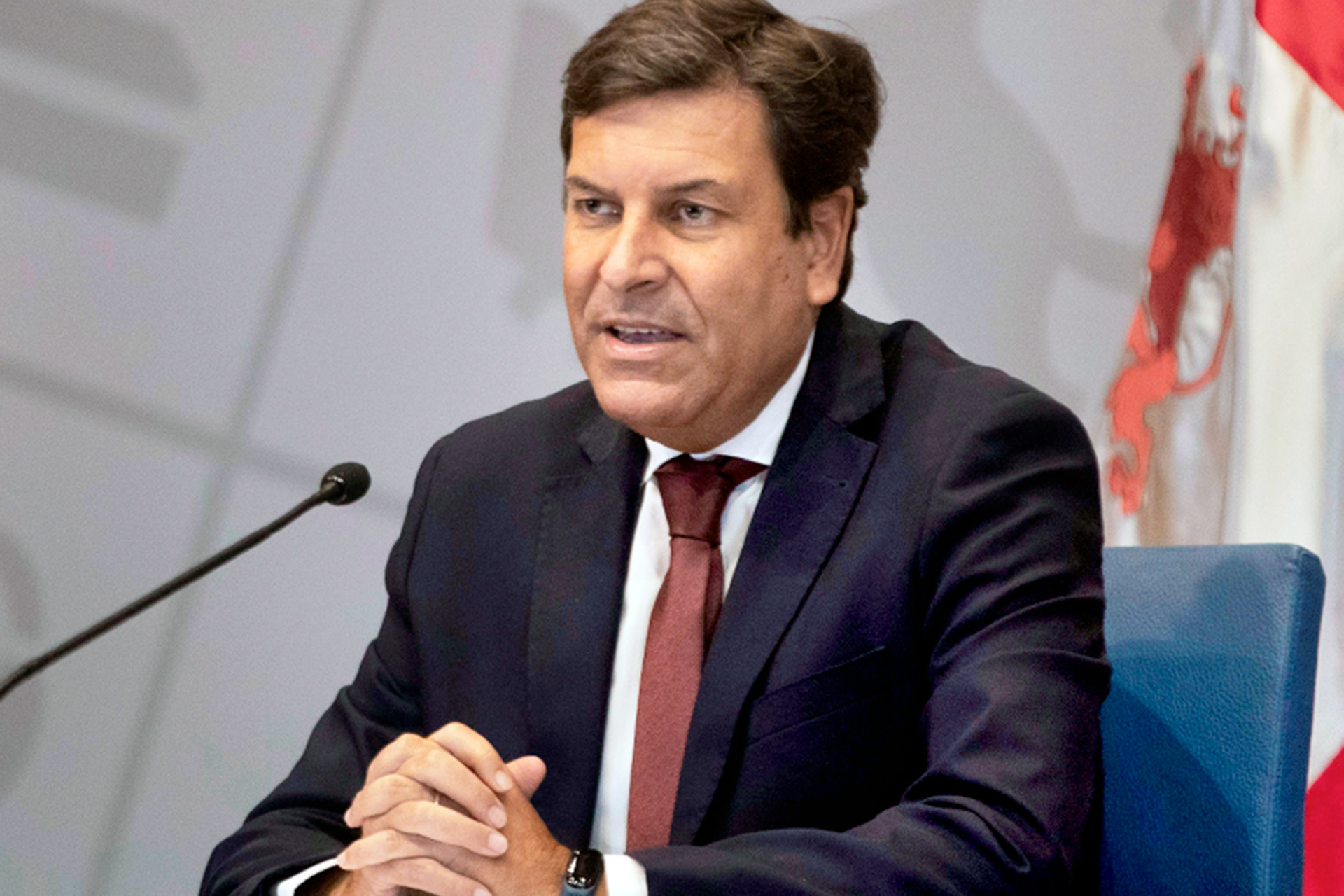 El consejero de Economía y Hacienda, Carlos Fernández Carriedo. / EFE