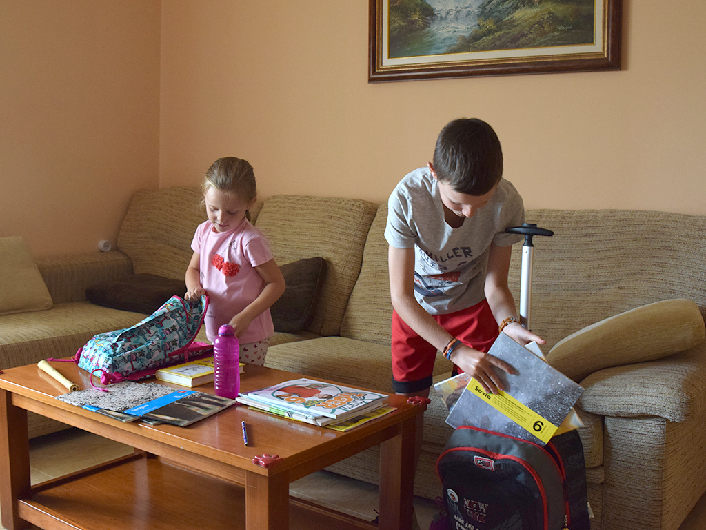 Numerosos escolares se beneficiarán de estas ayudas de la Junta. /ROCÍO PARDOS