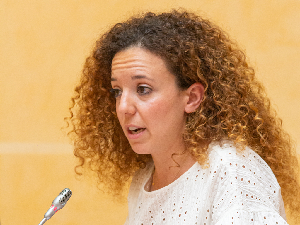 La portavoz de Ciudadanos, Noemí Otero. / Nerea Llorente