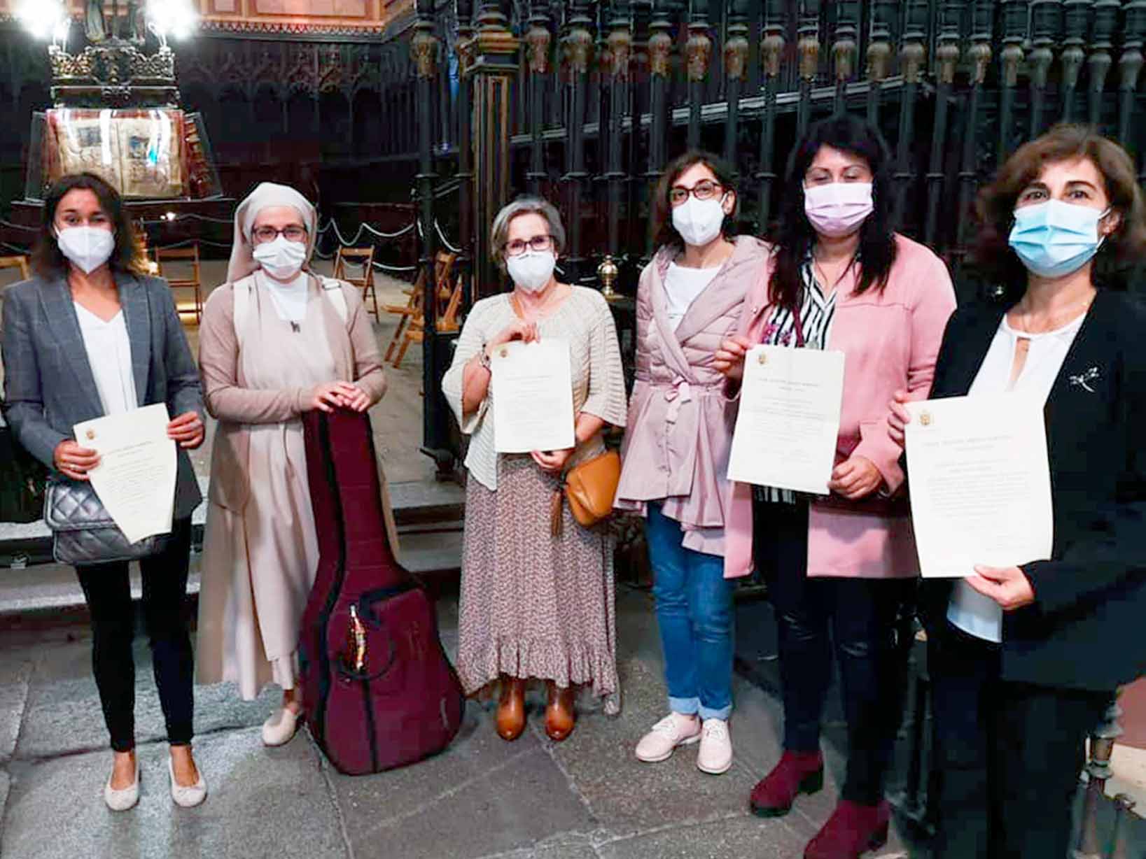 Los profesores de religión de la provincia recibieron la ‘missio canónica’ en la Eucaristía de inicio de curso. / E.A