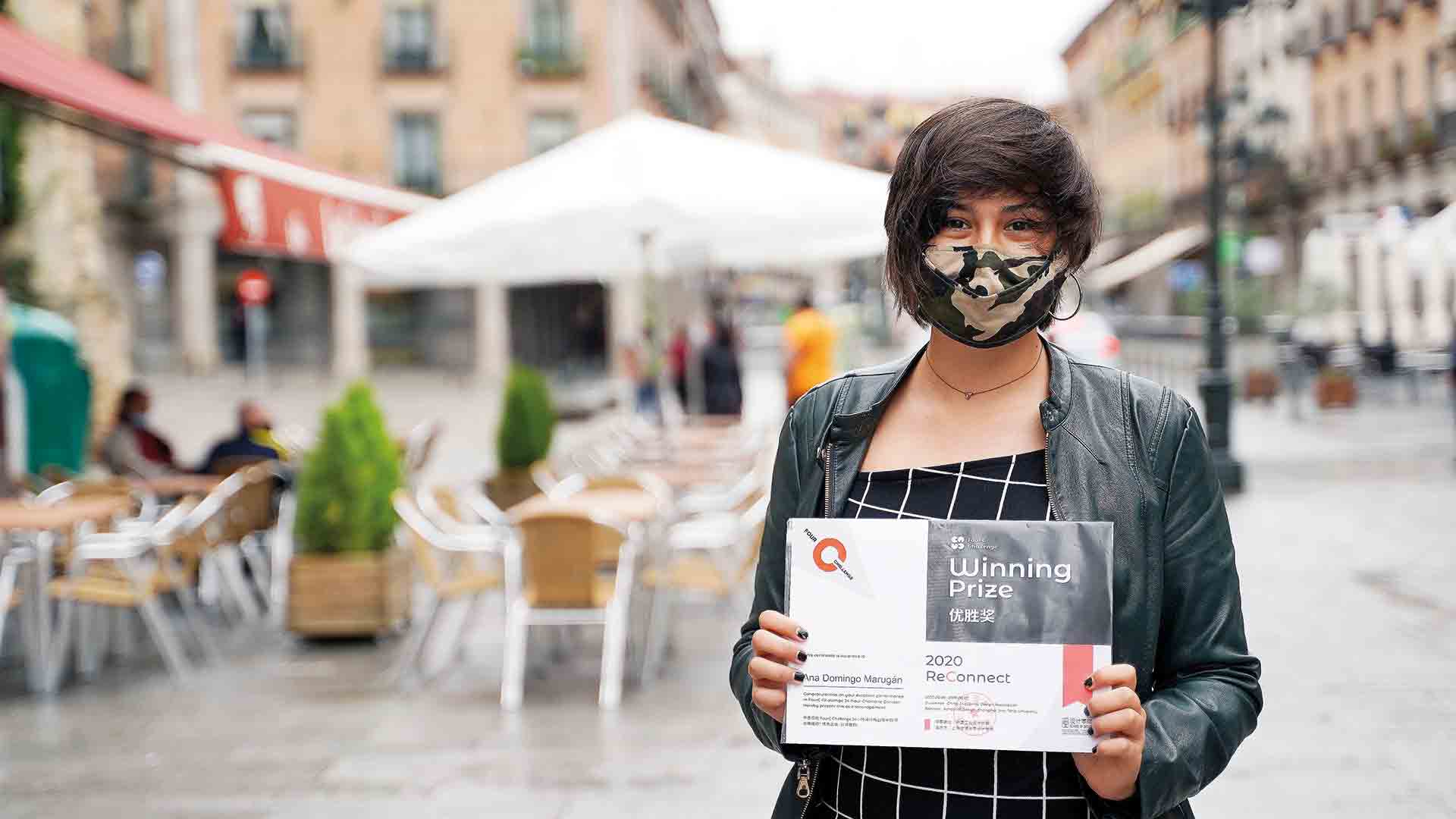 Innovación y creatividad para tiempos difíciles 1 Ana Domingo, estudiante de Arquitectura de IE University. / R.A.