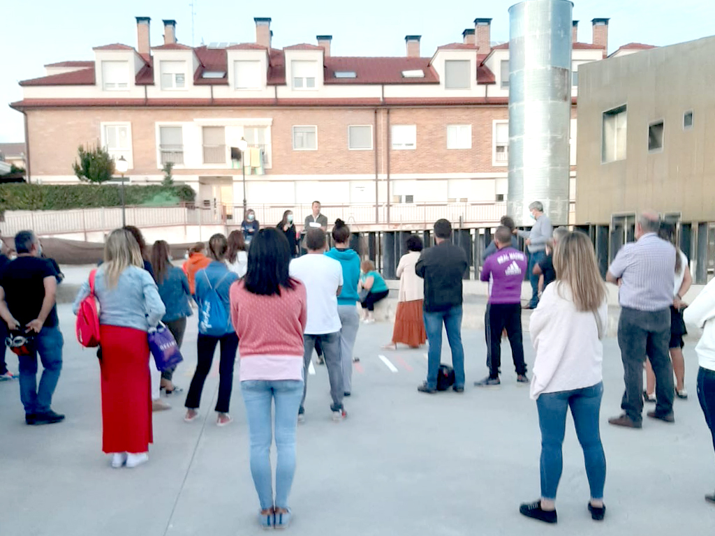 Los padres han realizado varias protestas y movilizaciones en la localidad. /E.A.