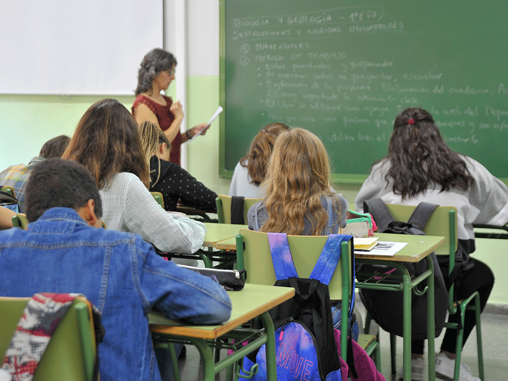 Clase presencial, antes de la pandemia. / KAMARERO