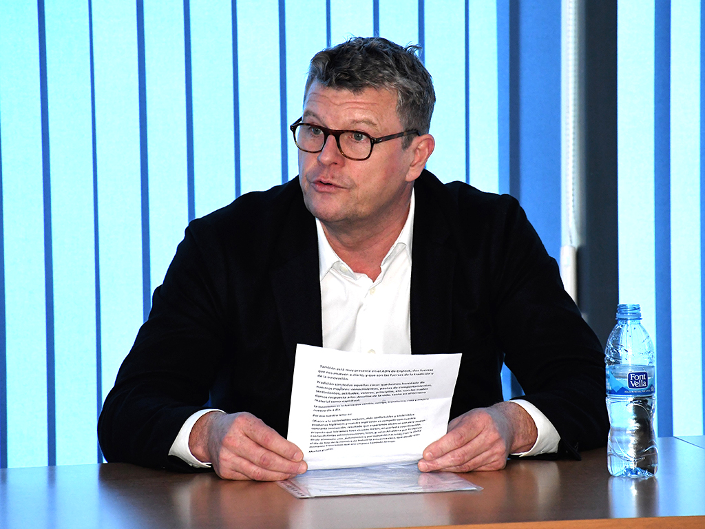 Bart Van Malderen, durante una comparecencia en Segovia en marzo de 2019. / E. A.