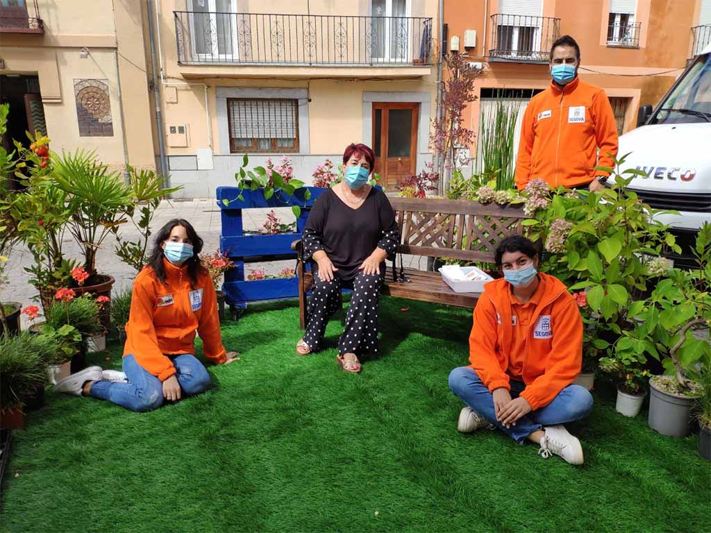 Parking Day en el barrio de San Lorenzo de Segovia. / E.A