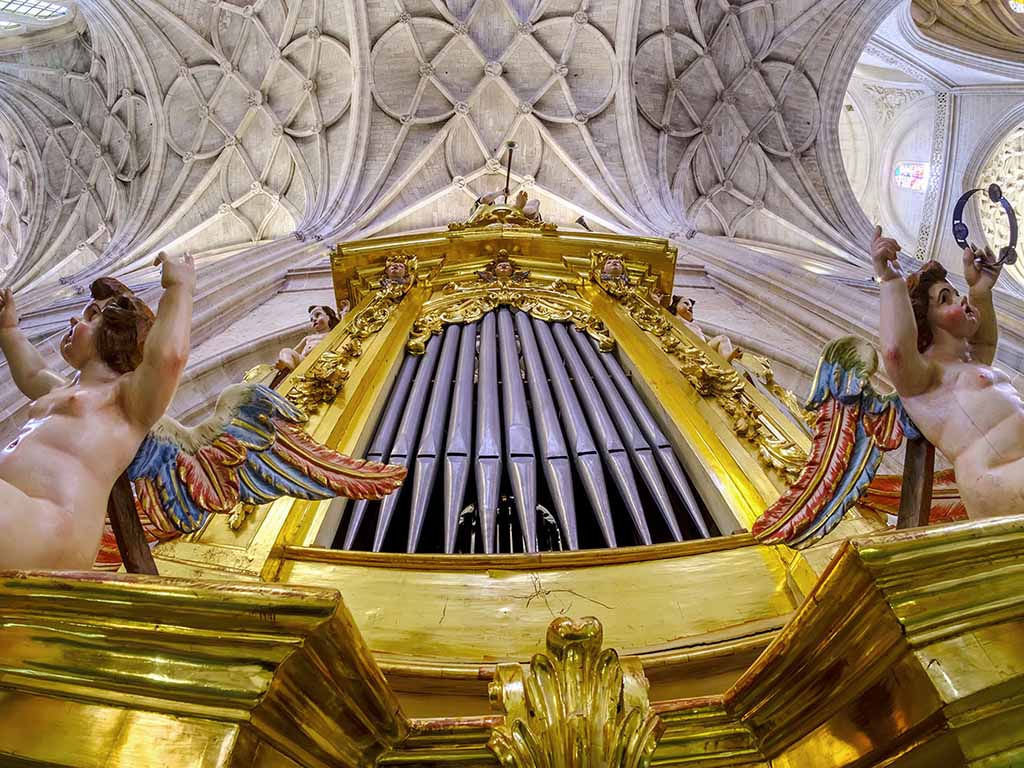 El órgano del Evangelio Catedral de Segovia. / E.A