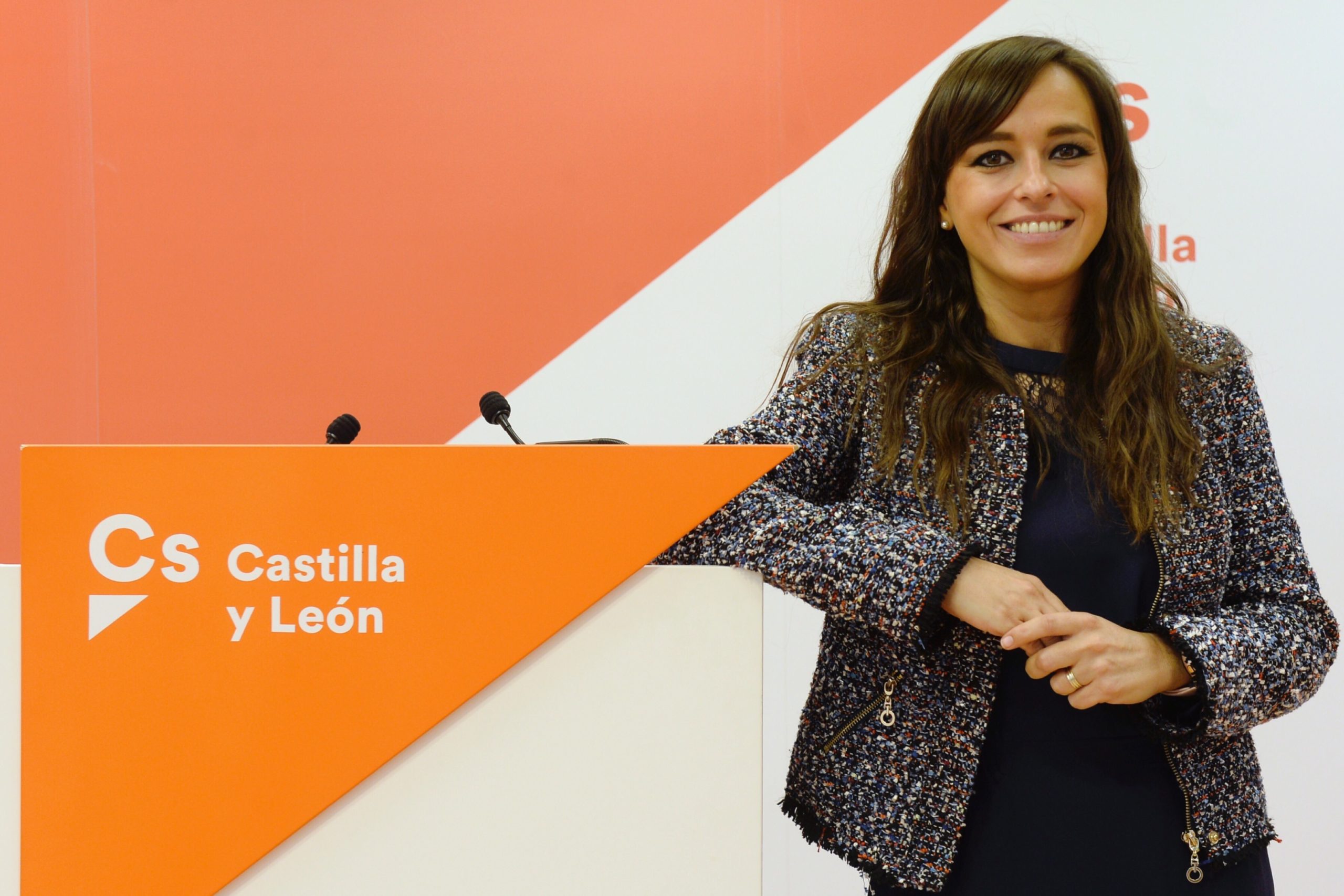 La leonesa Gemma Villarroel, nueva llider de Ciudadanos en Castilla y León. / EFE-NACHO GALLEGO