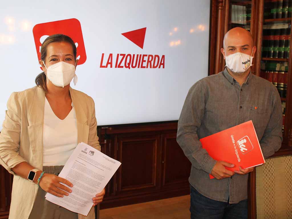 Ana Peñalosa y Ángel Galindo. / IU