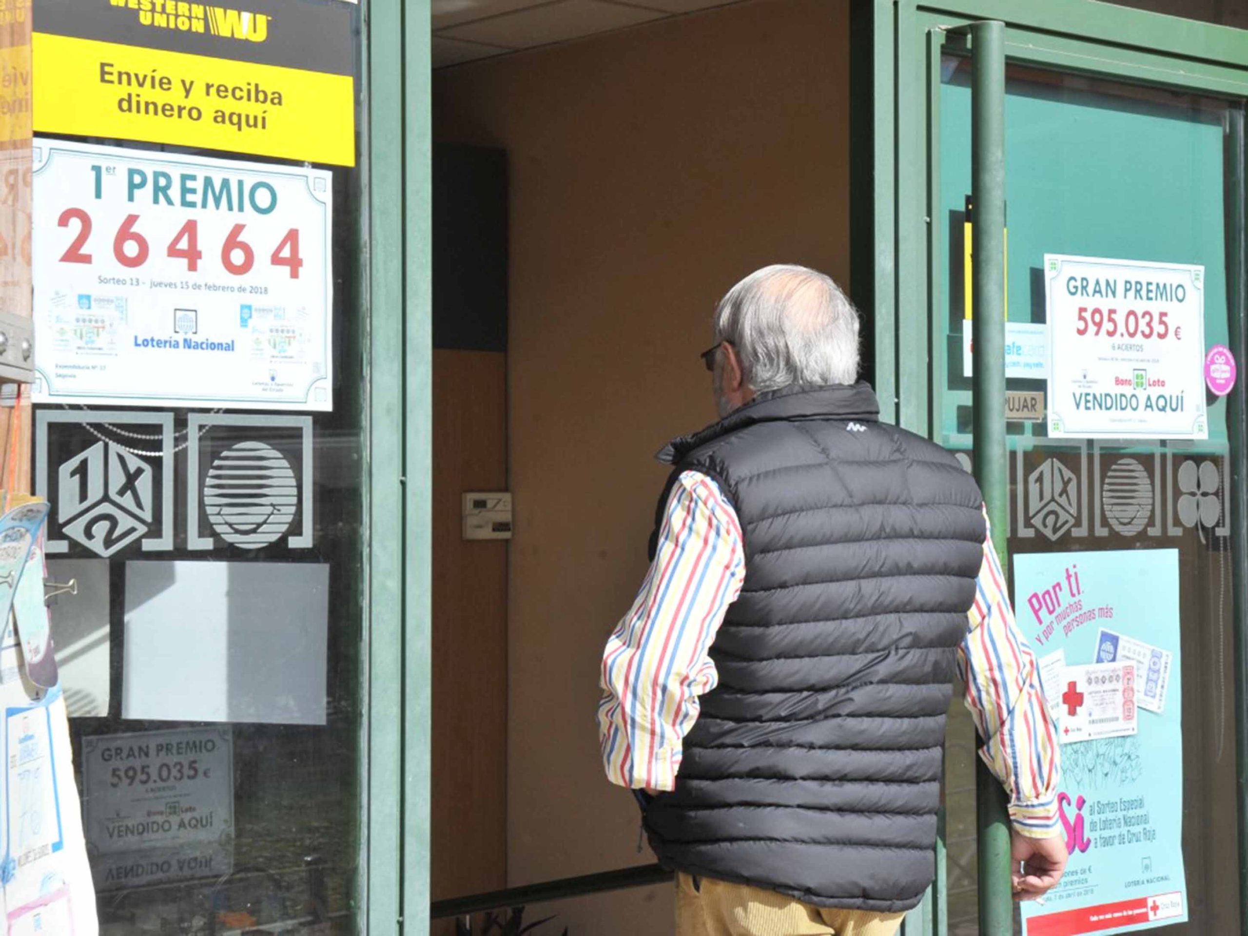 Imagen de archivo de una administración de loterías. / El Adelantado