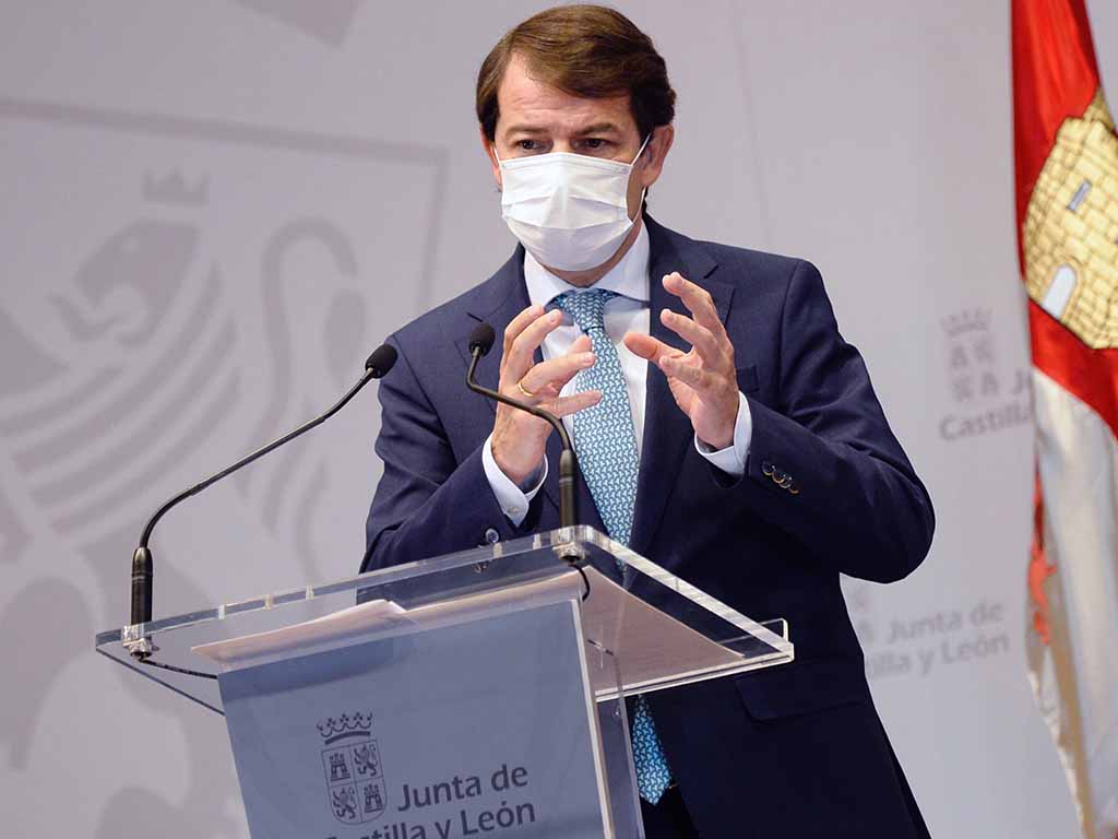 El presidente de la Junta de Castilla y León, Alfonso Fernández Mañueco. / EFE - NACHO GALLEGO
