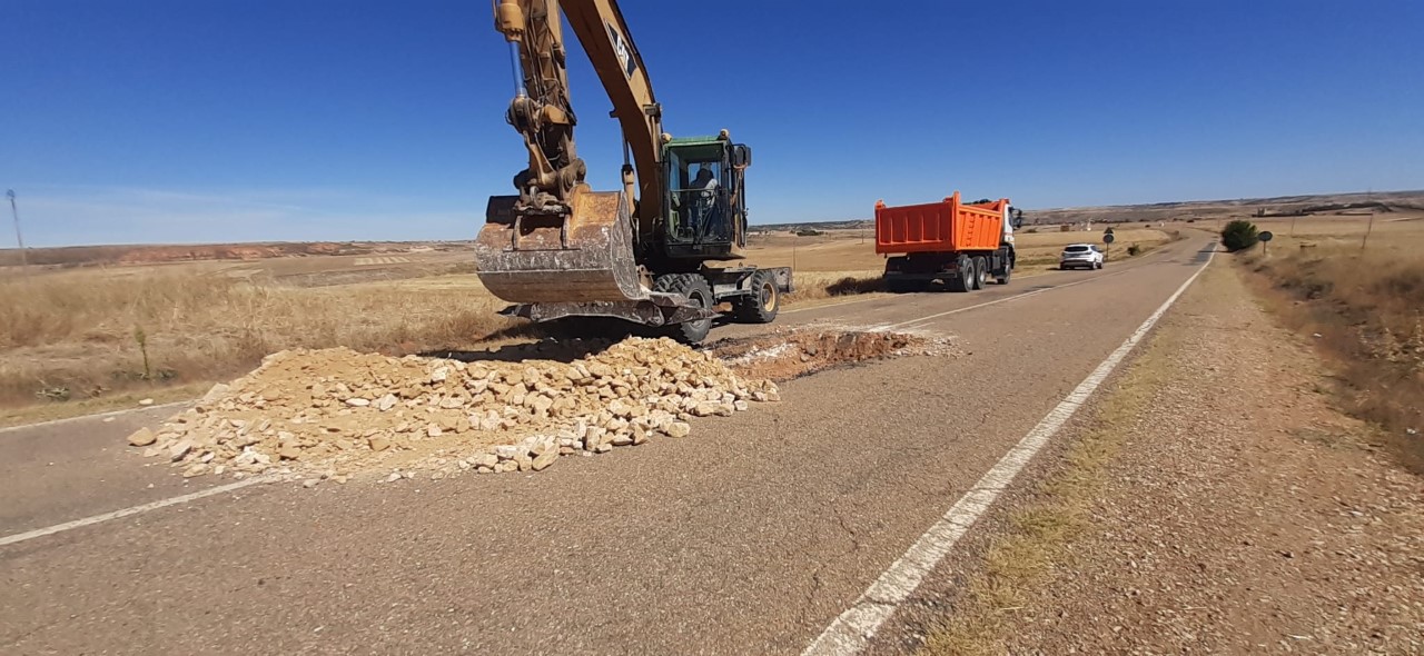 Blandones de la carretera de Campo de San Pedro a Maderuelo. / EL ADELANTADO