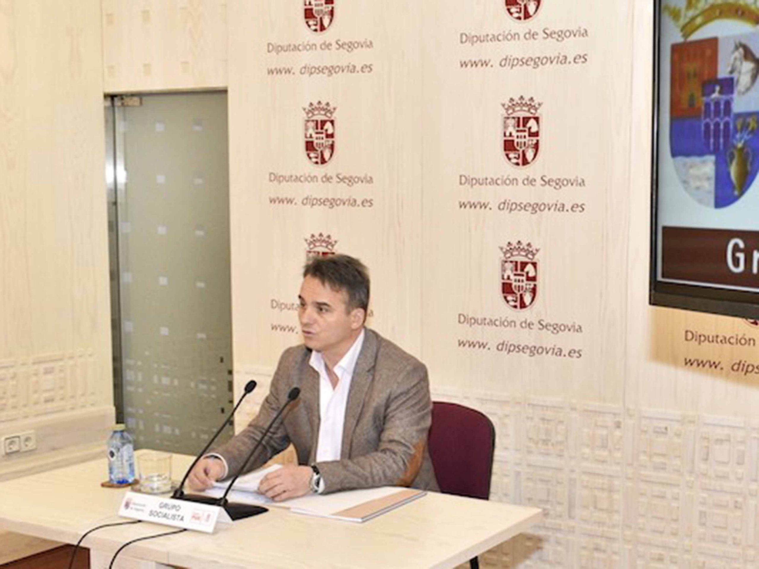 El portavoz Máximo San Macario, en la Diputación. / EL ADELANTADO