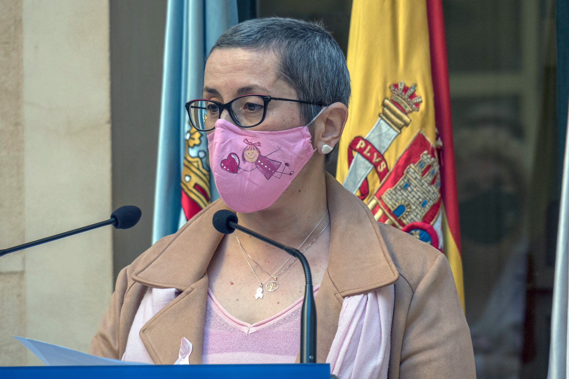 María del Mar Bermejo, ayer durante su intervención. / Kamarero