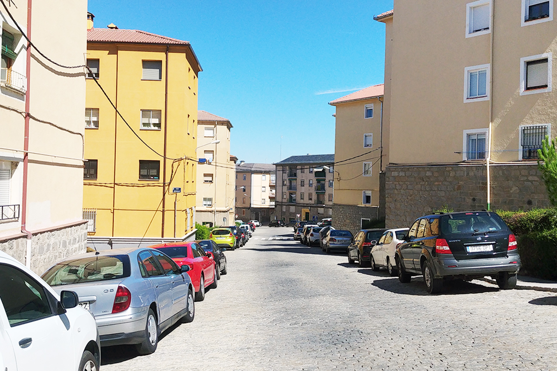 La nueva fase del ARU de San José afecta a edificios repartidos en 10 calles 1 Calle de Viena del barrio de San José, que el Ayuntamiento prevé reurbanizar en esta fase. / E. A.