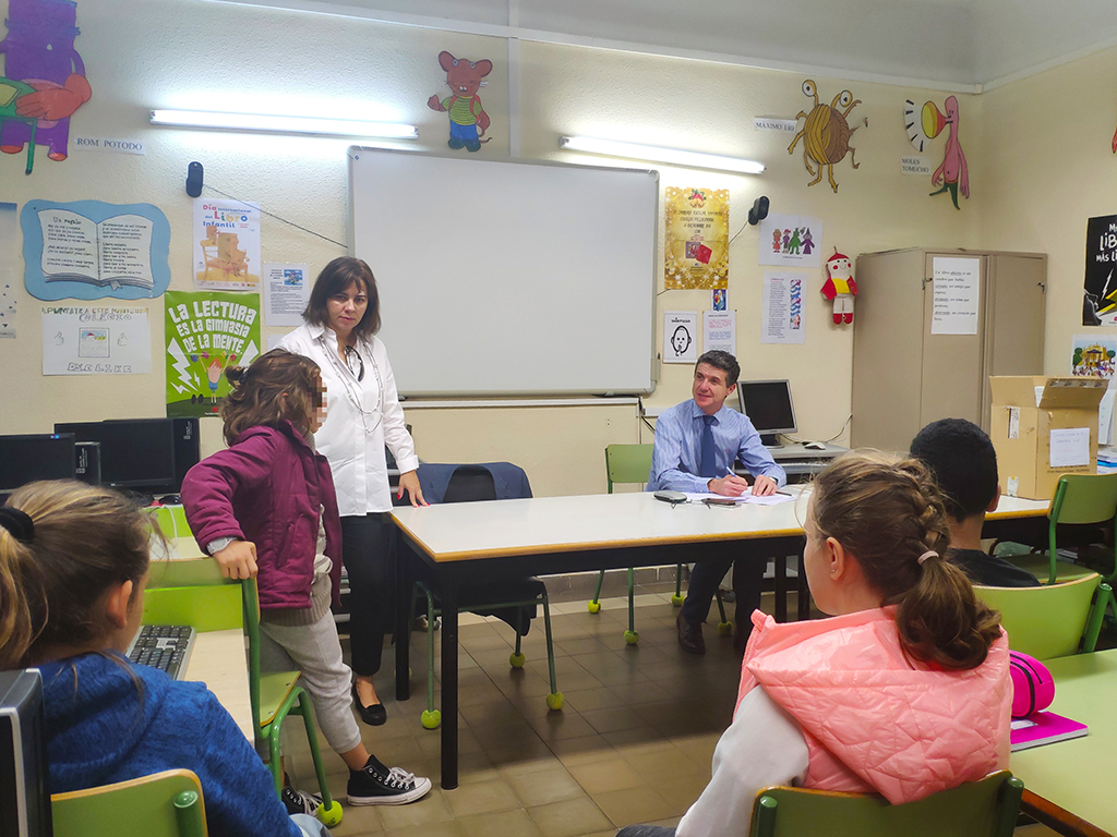 Un acto de la Semana de la Democracia del año pasado, en el Colegio Villalpando. / EL ADELANTADO