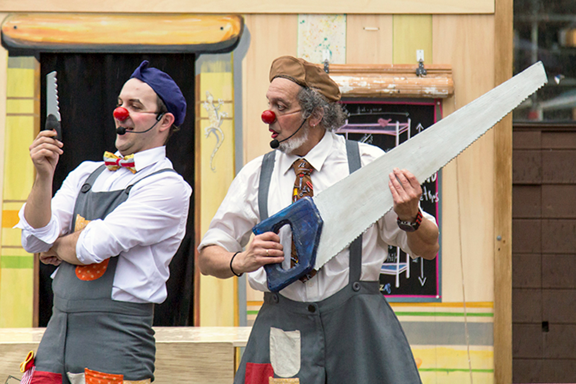 Teatro La Sonrisa, en una actuación. /E.A.