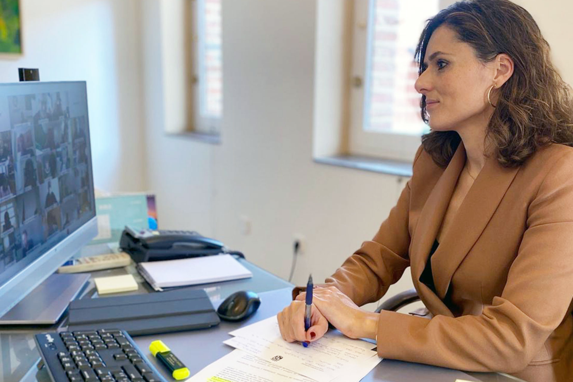 La diputada de Asistencia a Municipios y Modernización, Sara Dueñas. / EL ADELANTADO