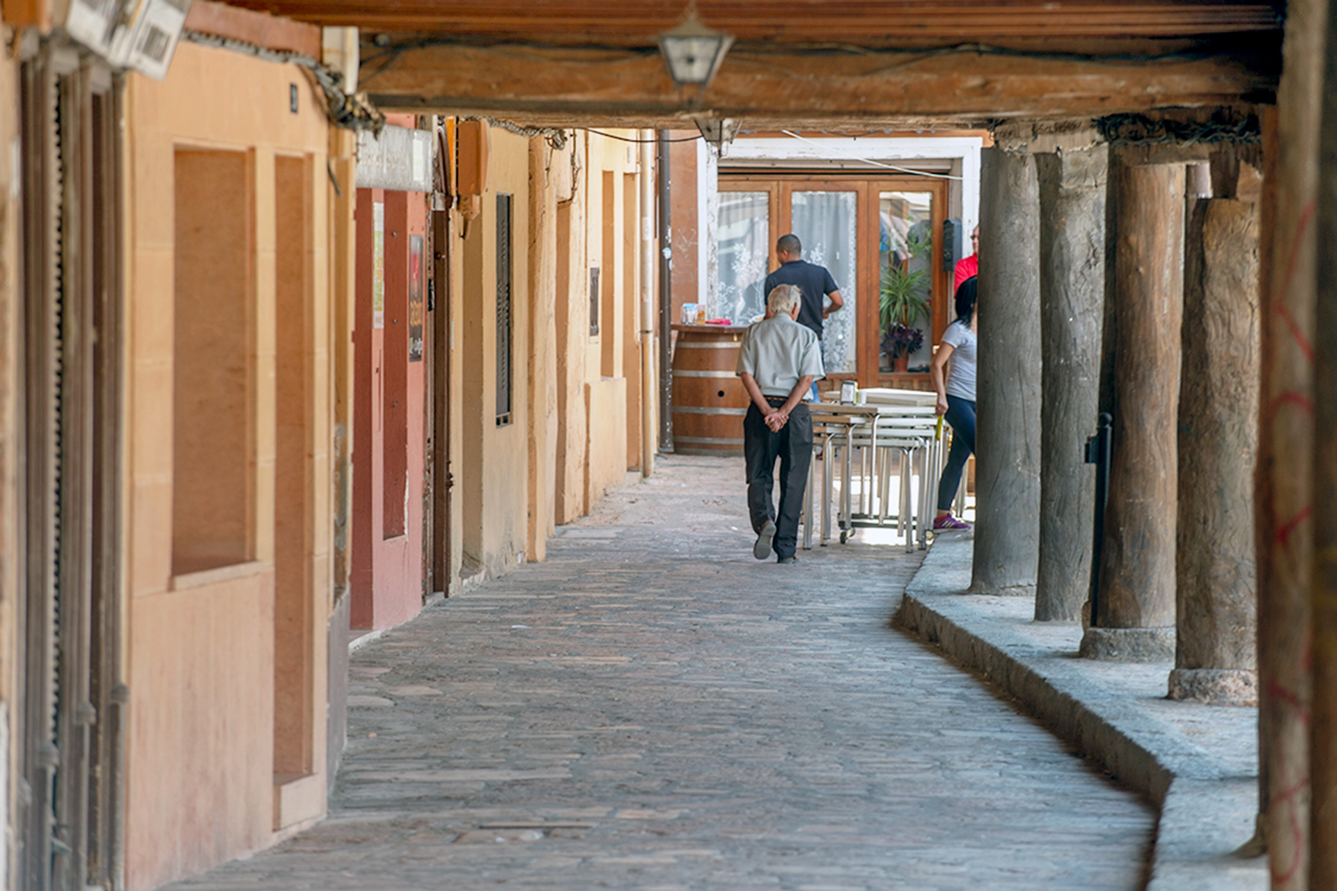 Soportales de la Plaza Mayor de Ayllón. / KAMARERO