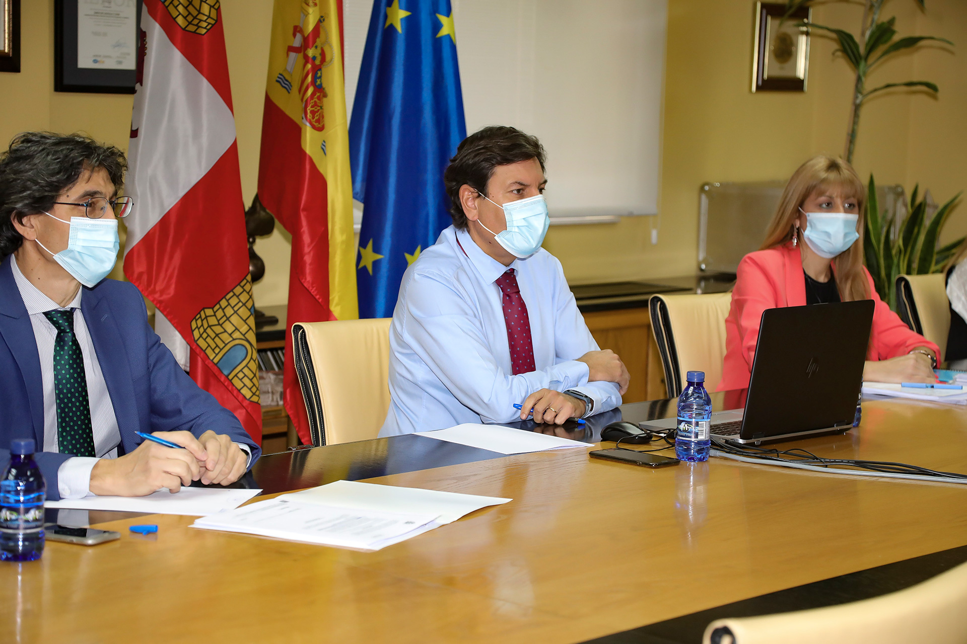 La Comunidad, contraria a los criterios de reparto del fondo Covid 1 Reunión telemática del Consejo de Política Fiscal y Financiera./ JCYL