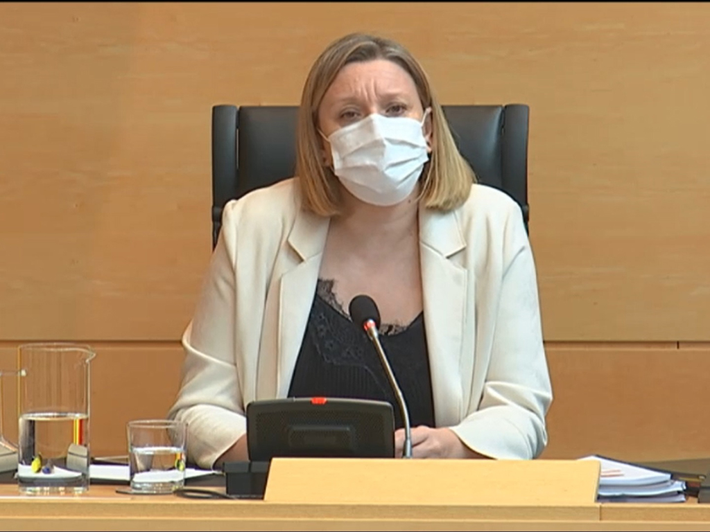 Blanco Llamas presenta el informe sobre las residencias en la Comisión de Familia de las Cortes
EUROPA PRESS
9/10/2020