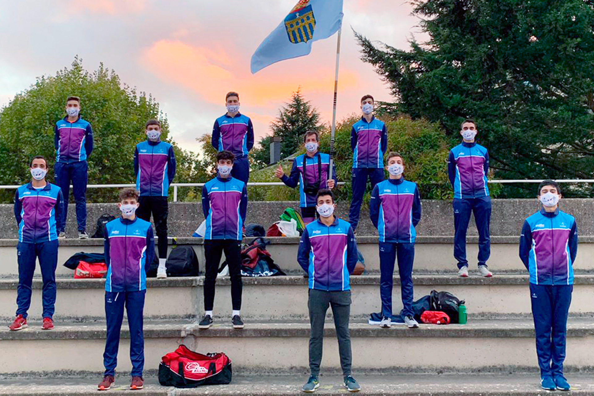 Equipo masculino del CAJ Blume que tomó parte en el campeonato./ C.A.J. BLUME