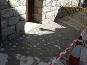 Obras acceso rampa 1