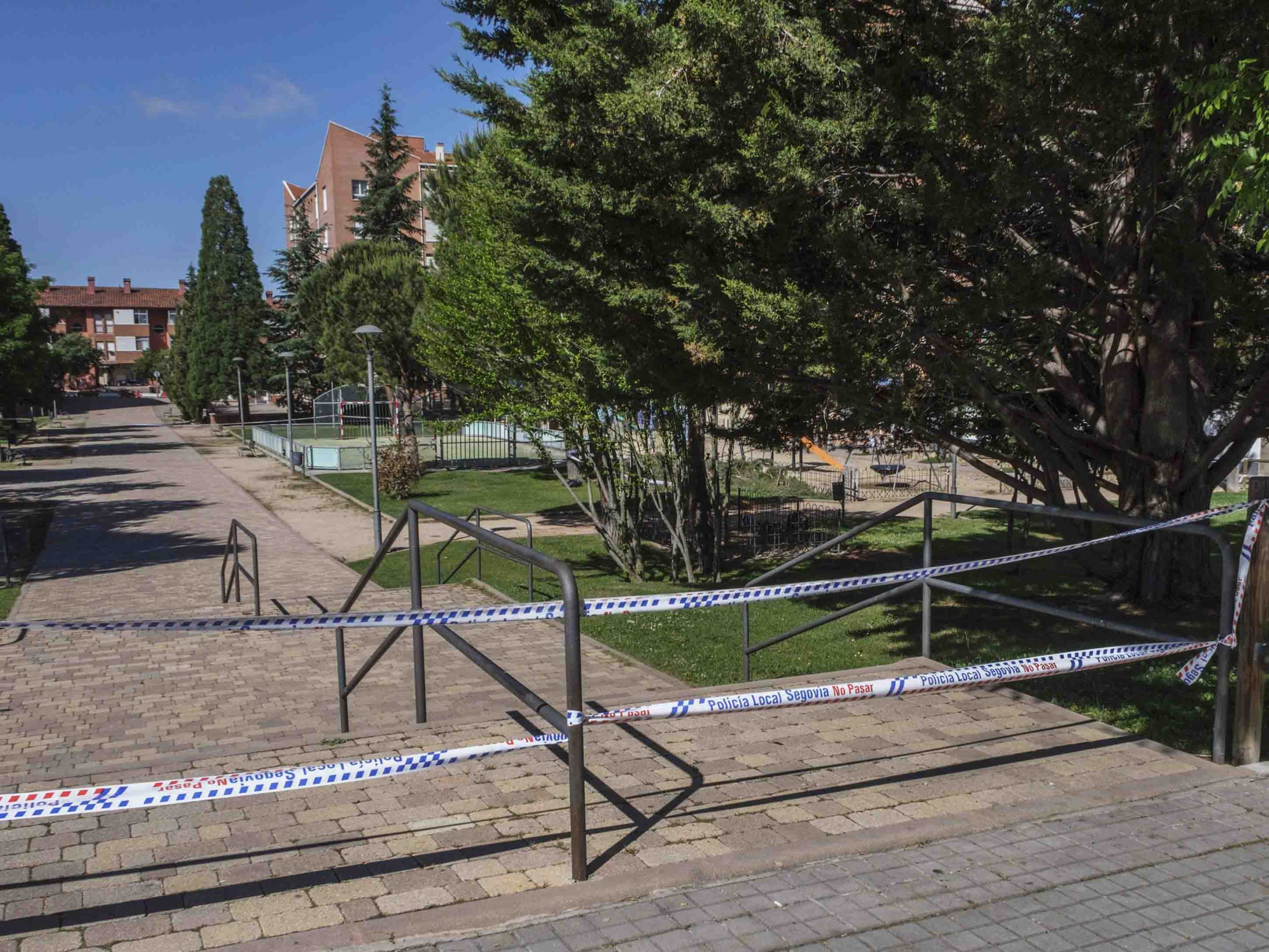 Parque de El Peñascal cerrado. / KAMARERO