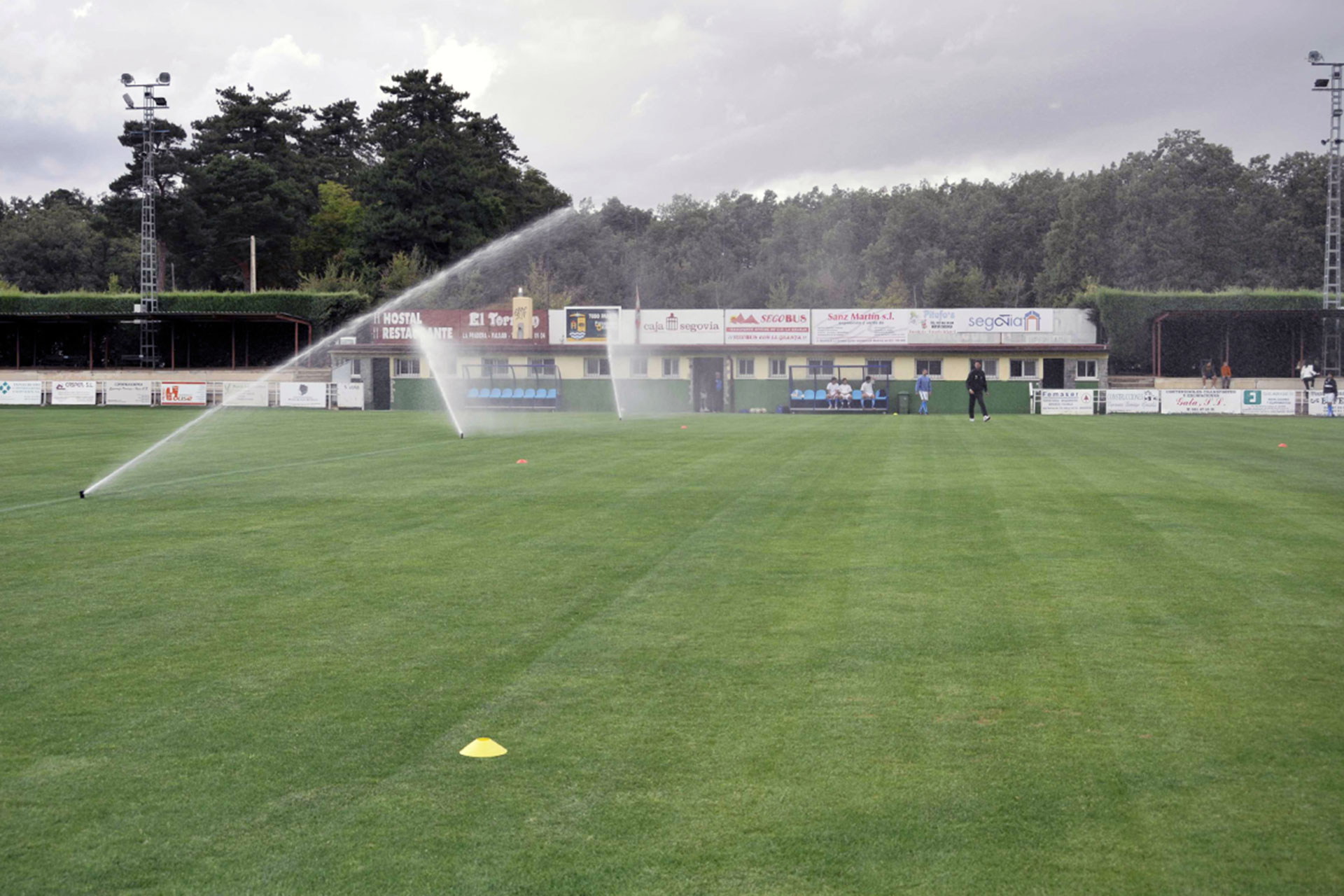 Campo de El Hospital de La Granja./ NEREA LLORENTE