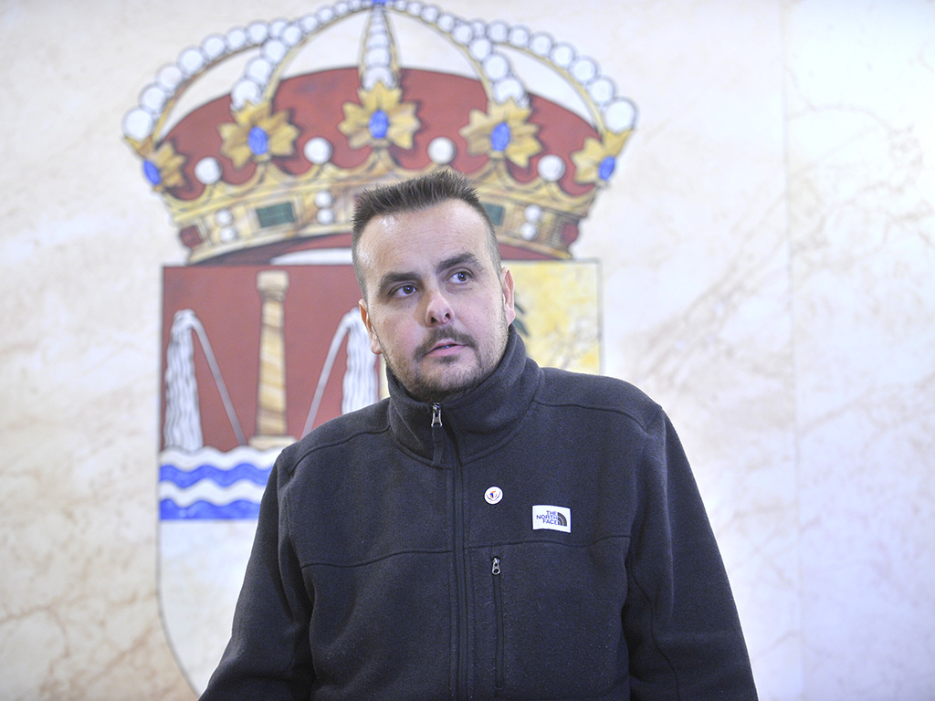 Javier Montero, presidente del Club Deportivo La Granja./ KAMARERO